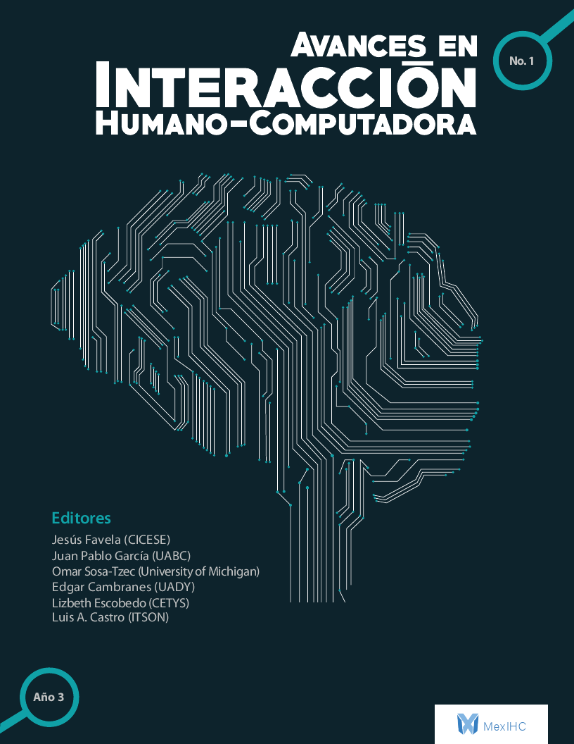 Avances en Interacción Humano-Computadora (ISSN: 2594-2352)